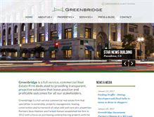 Tablet Screenshot of greenbridgemgmt.com